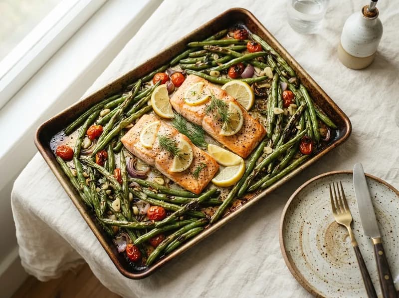 Sheet-Pan Salmon