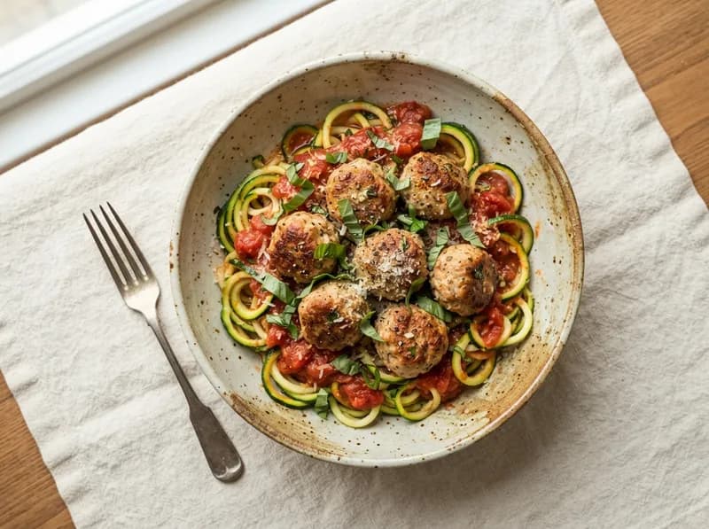 Turkey Zucchini Meatballs